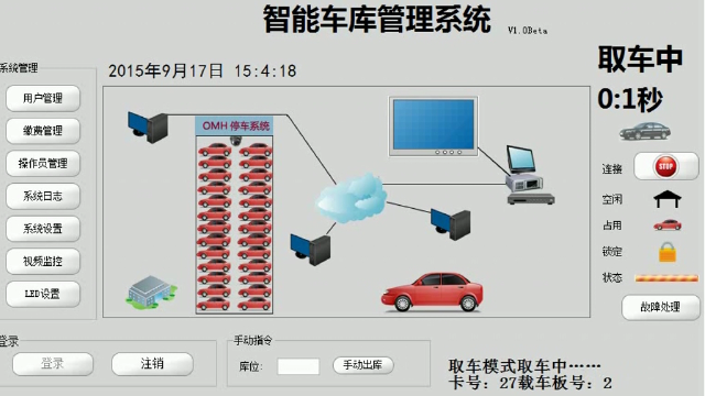智能停車系統塔式車庫欣賞